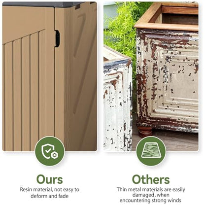 Outdoor Storage Cabinet 35 Cu.Ft 2 Shelves