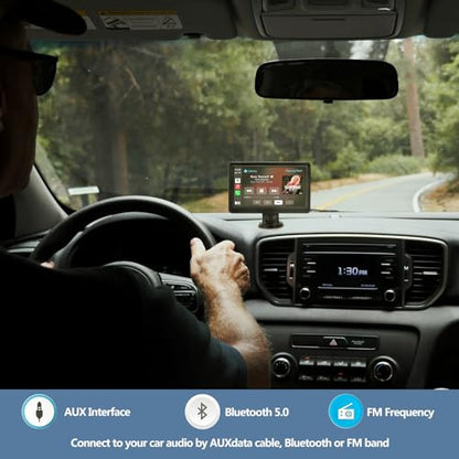 Wireless Car Stereo Compatable with Apple CarPlay and Android Auto