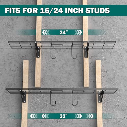 Garage Wall Shelves (2 Count)