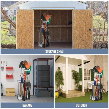 Garden Tool Organizer Holds 50 Long