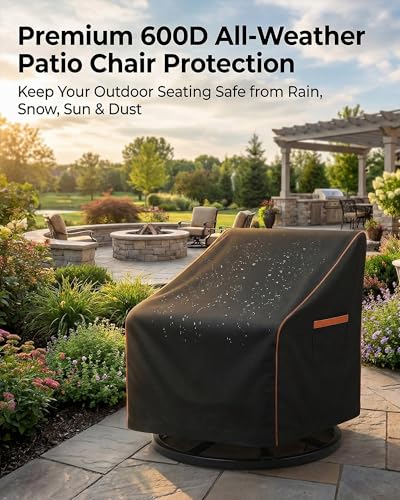 Patio Chair Covers Waterproof (2 Count)