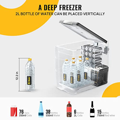 12V Refrigerator 53QT with Cover