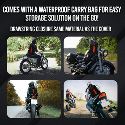 240D Heavy Duty Motorcycle Cover Fits up to 96"