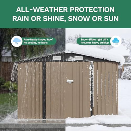 10x12 FT Outdoor Storage Shed