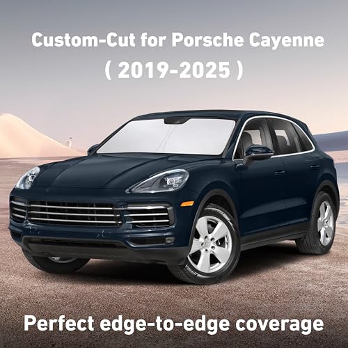 Windshield Sunshade Compatible for Porsche Cayenne 2019