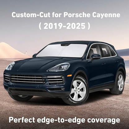 Windshield Sunshade Compatible for Porsche Cayenne 2019