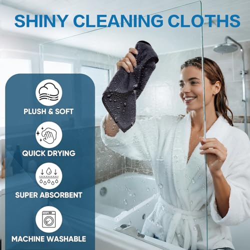 Shiny Wipes Shower Cleaning Cloth (4 Count)