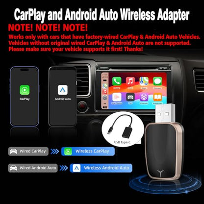 Mini Wireless CarPlay Adapter for iPhone