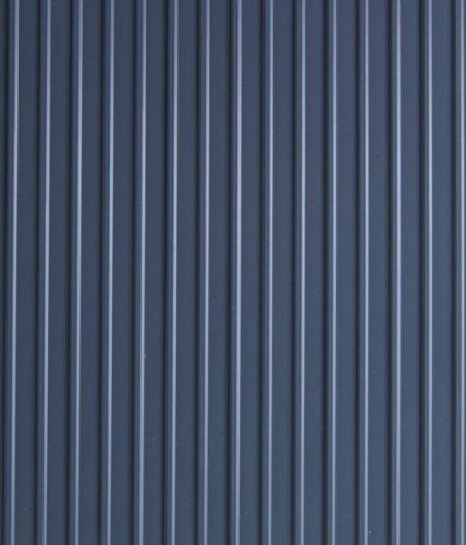 Garage Flooring 7'6" x 17' Midnight Black Ribbed Channel Vinyl Protector Mat (172.8 Sq Ft)