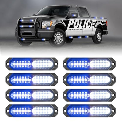 1200T Emergency Strobe Grille Lights (8 Count)