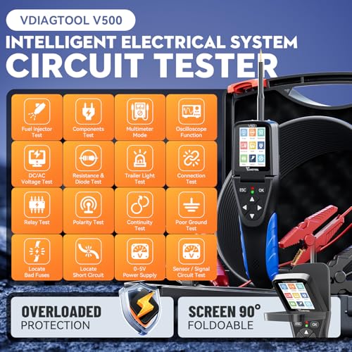 Automotive Power Circuit Probe Tester Kit VDIAGTOOL V500