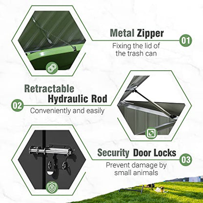 5.8x3.3 FT Outdoor Storage Shed