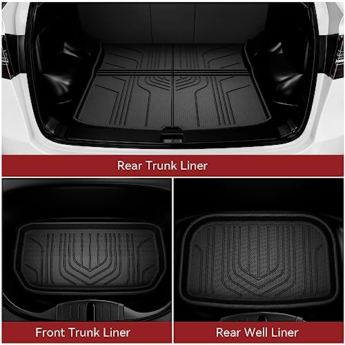 Floor Mats for Tesla Model Y 5 Seater 2024