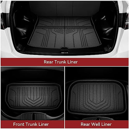 Floor Mats for Tesla Model Y 5 Seater 2024