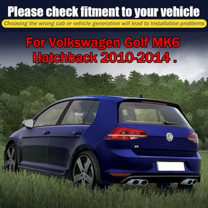 Rain Guards for Volkswagen Golf MK6 Hatchback 2010 (4 Count)
