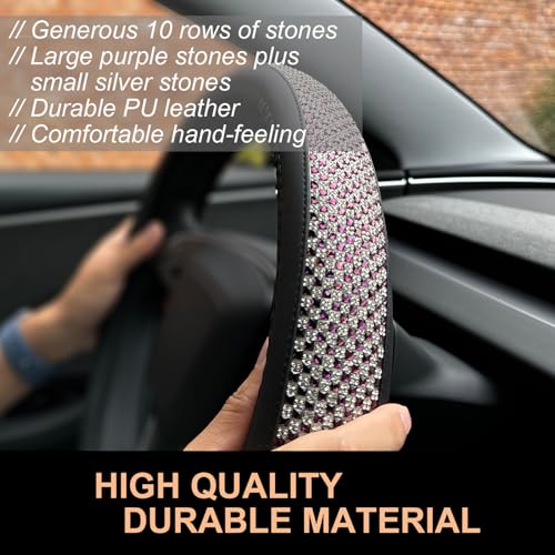 Bling Comfy Steering Wheel Cover for Tesla Model Y