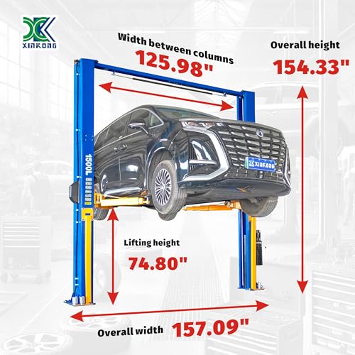 Auto Overhead Car Lift 15000 lb Capacity Truck Hoist 220V