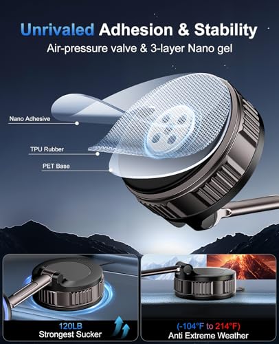 iPhone Magsafe Car Mount Charger 15W Fast Wireless Charging for Your car