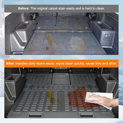 Cargo Mat & Backrest Mats Compatible with 2010