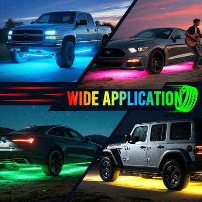 U8 RGBW Underglow LED Light Bars (52 Ounce)