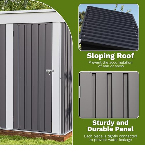 5x3 FT Outdoor Storage Shed