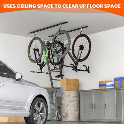 Ceiling Bike Rack for Garage