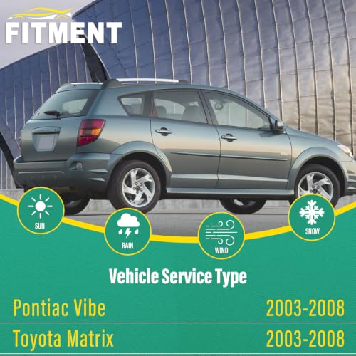 Windshield Wiper Blade Replacement for Pontiac Vibe Toyota Matrix
