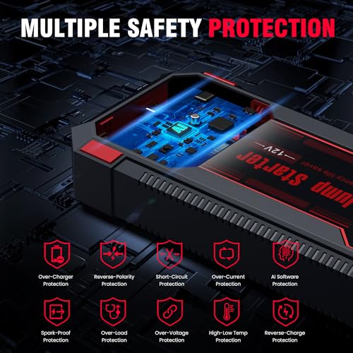 Car Jump Starter 6000A Car Battery Jump Starter Portable