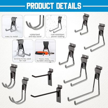 36 Pcs Slatwall Hooks & Hangers (36 Count)