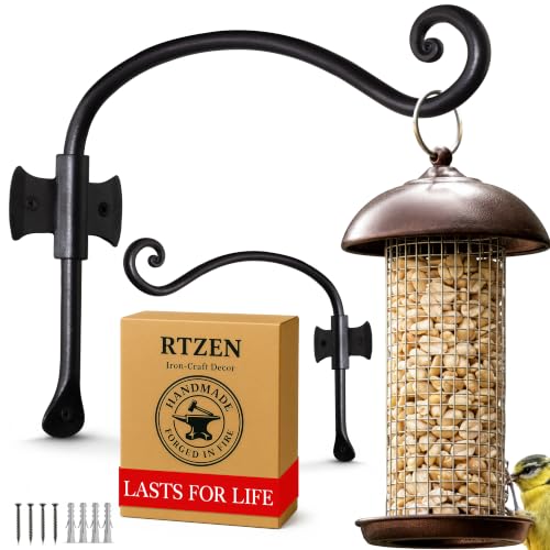 Plant Hangers Outdoor or Indoor Heavy Duty Wall Bracket Hooks (2 Count)