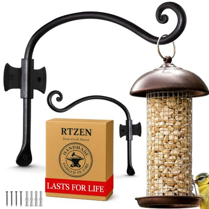 Plant Hangers Outdoor or Indoor Heavy Duty Wall Bracket Hooks (2 Count)