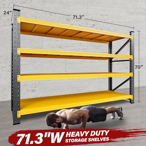 71.3" Wide Heavy Duty Garage Shelving Units