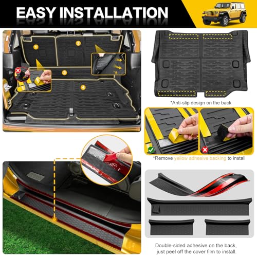 Cargo Mats with Door Sill Guards for 2021