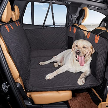 Hard Bottom Dog Car Seat Cover for Back Seat