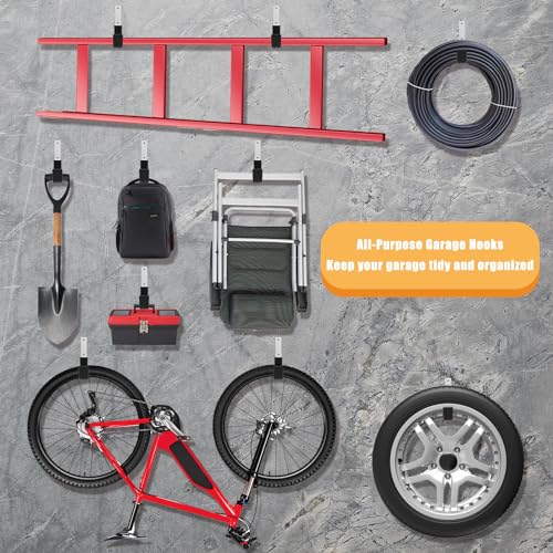 Heavy Duty Garage Utility Hooks (4 Count)