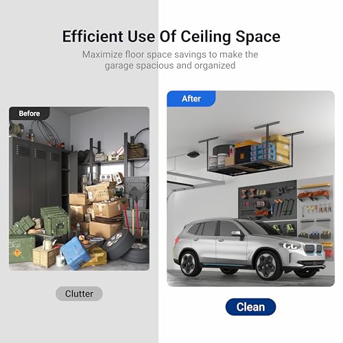 3x6 Overhead Garage Storage Adjustable Ceiling Rack