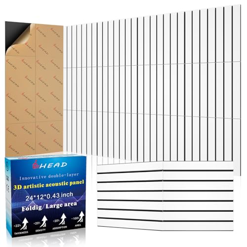 16 Pack 2 Layer Fold Soundproof Wall Panels (16 Count)