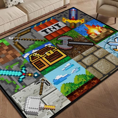Cool Game Rug for Boys Room