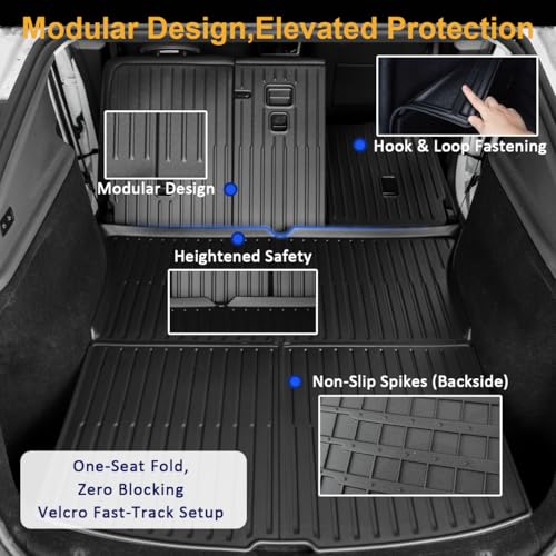 10PCS Tesla New Model Y Juniper 2026 Floor Mats & Accessories (10 Count)