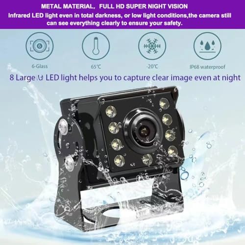 4K RV Backup Camera System