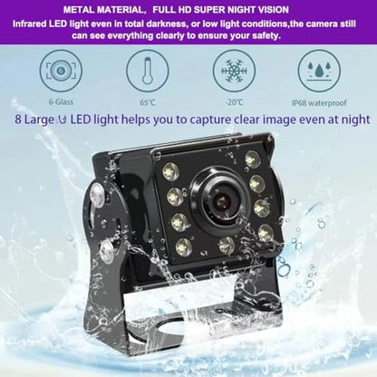 4K RV Backup Camera System