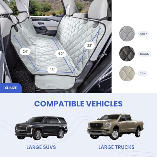 Heavy Duty Rear Seat Cover for Dogs