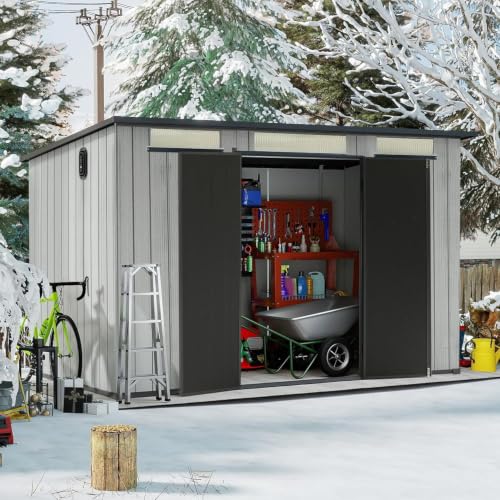 Domi 6.2X11FT Resin Outdoor Storage Shed