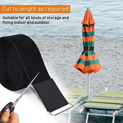 2"x16ft Reusable Cinch Strap with 10 Metal Buckles (16 Foot)