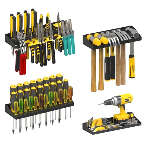 Wall Mount Hand Tool Storage Set