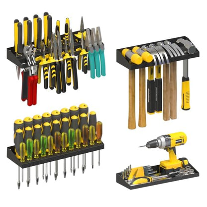 Wall Mount Hand Tool Storage Set