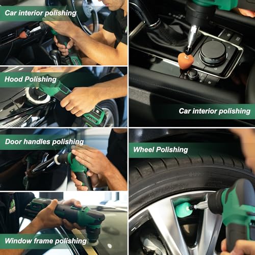S4 Brushless RO&DA Car Buffer Polisher Headlight Restoration Pro Kit