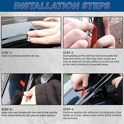 4pcs Window Visors Rain Guards for 2004