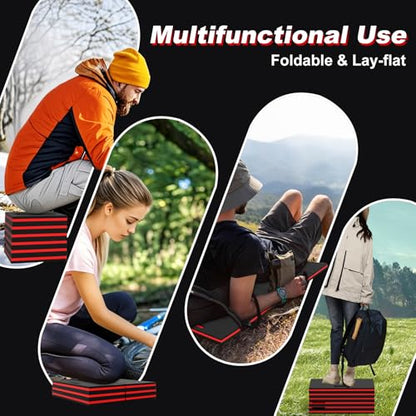 Thick Mechanic Mat Foldable EVA Kneeling Pad with Magnetic Tool Slot
