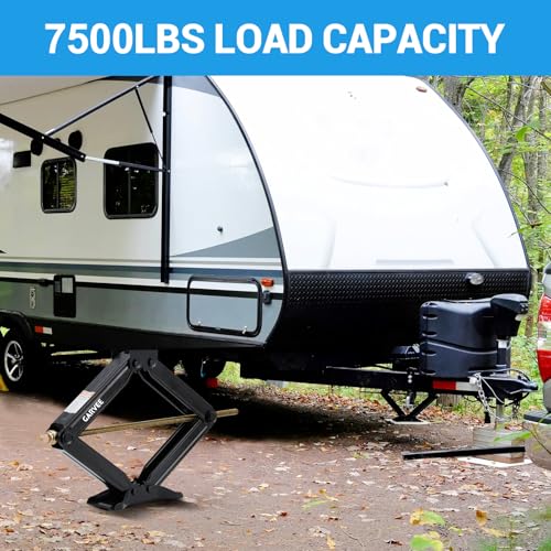 4PCS 24" 7500lb Car Scissor Jack with Crank Handle (4 Count)